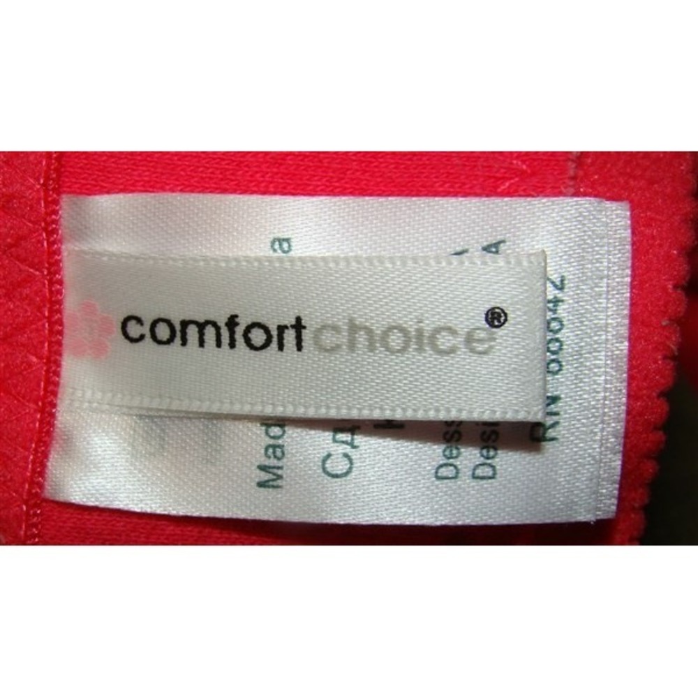 NWOT Comfort Choice 38B PINK Wirefree Front-Hook Seamless Leisure Bra 121027 - Picture 3 of 4